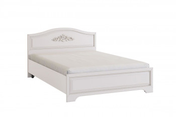 Белла Кровать 1.4 комфорт белый/джелато софт в Посевной - posevnaya.mebel54.com | фото