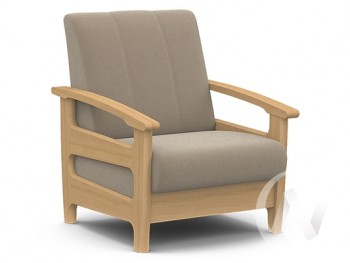 Кресло для отдыха Омега (бук лак/CATANIA LATTE) в Посевной - posevnaya.mebel54.com | фото