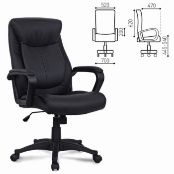 Кресло офисное BRABIX Enter EX-511 (черный) в Посевной - posevnaya.mebel54.com | фото