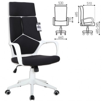 Кресло офисное BRABIX Prime EX-515 (черная ткань) в Посевной - posevnaya.mebel54.com | фото