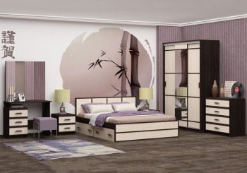 Модульная спальня Сакура в Посевной - posevnaya.mebel54.com | фото