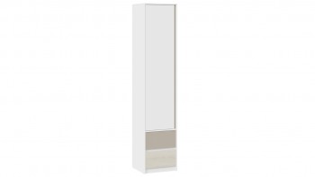 Шкаф для белья комбинированный «Сканди» Дуб Гарден/Белый/Глиняный серый в Посевной - posevnaya.mebel54.com | фото